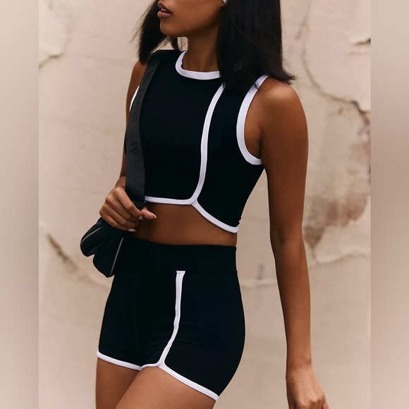 Free People Pants - Free People Movement | Parisienne Colorblock Set | Black